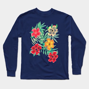 Hibiscus Jungle Long Sleeve T-Shirt